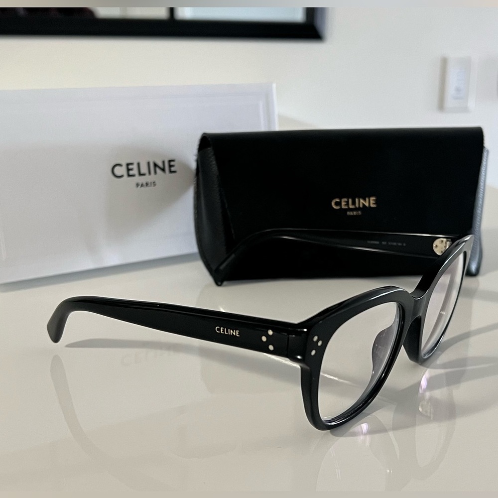 CELINE CL50041I Eyeglasses Blue Light Lenses Non-Prescription